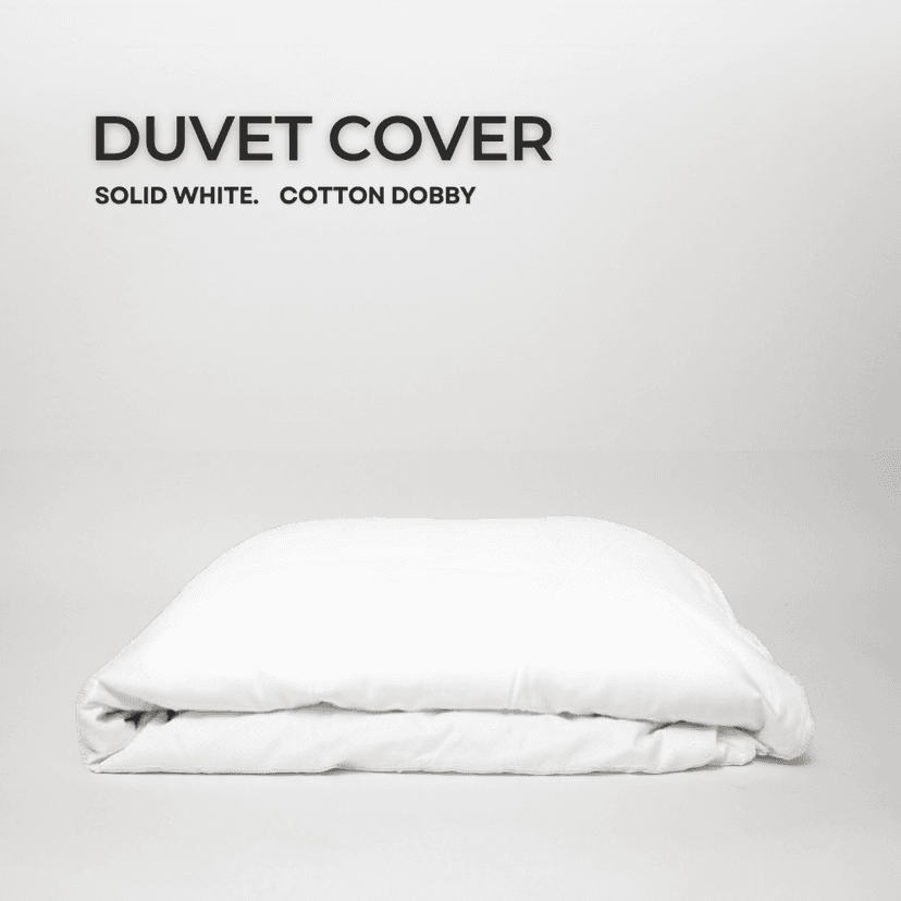 Duvet Cover / Sarung Selimut Hotel Polos | 100% Cotton Dobby 300TC